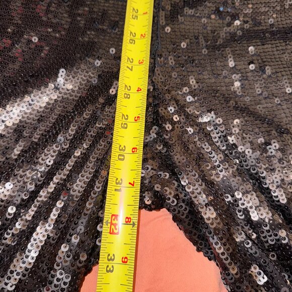 Dress the Population Charlie Black Sequin Jumpsuit - XL - Picture 10 of 16